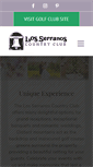 Mobile Screenshot of losserranoscountryclub.com
